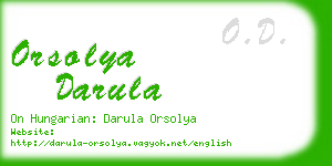 orsolya darula business card